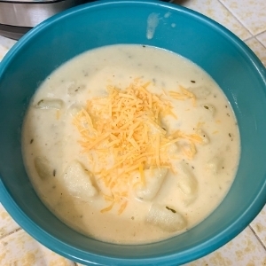 savory potato soup recipe thumbnail