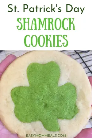 St Patrick's Day sugar cookies