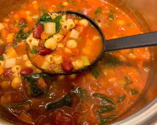 vegan minestrone soup
