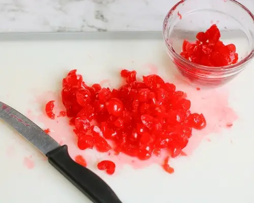 chopped maraschino cherries