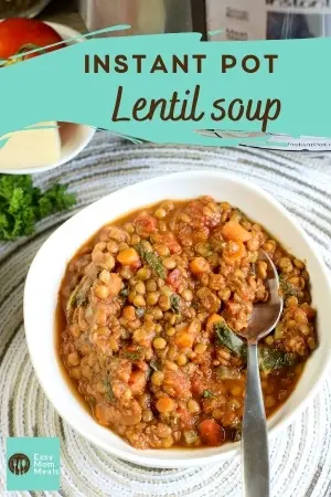 instant pot lentil soup