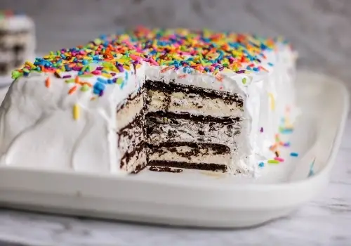 frosted ice cream sandwich cake
