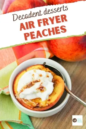 air fryer peaches