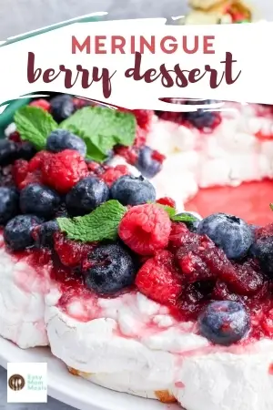 berry meringue dessert