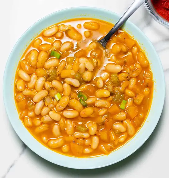 vegan navy bean soup