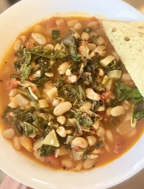 white beans and greens soup
